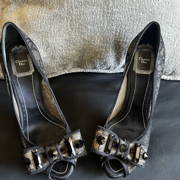 Y2K Christian Dior with lace and crystal pattern, - Picture 7 of 7